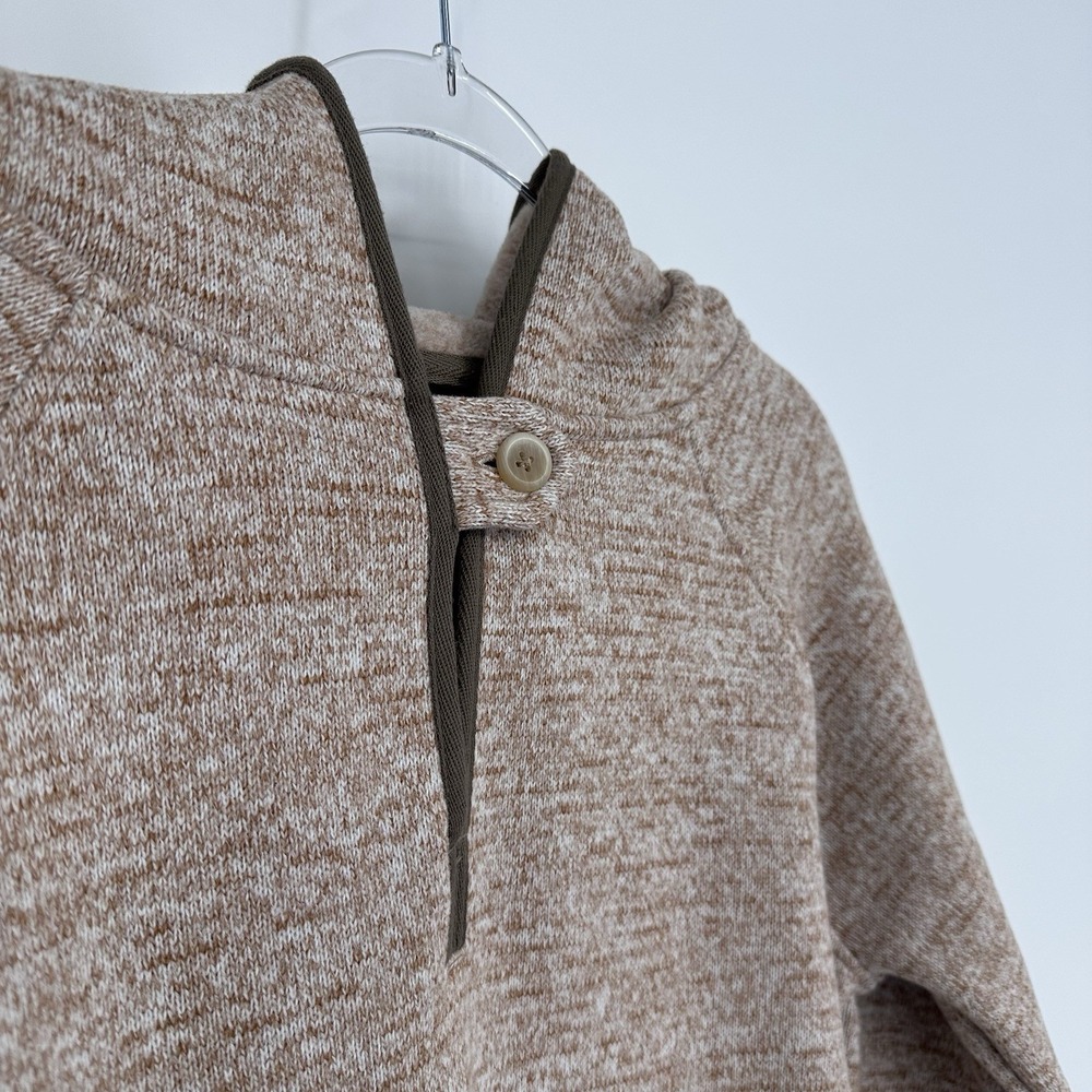 PRANA Tri Thermal Hooded Poncho Pullover Kangaroo Pocket Sweater Size Small - Picture 5 of 13
